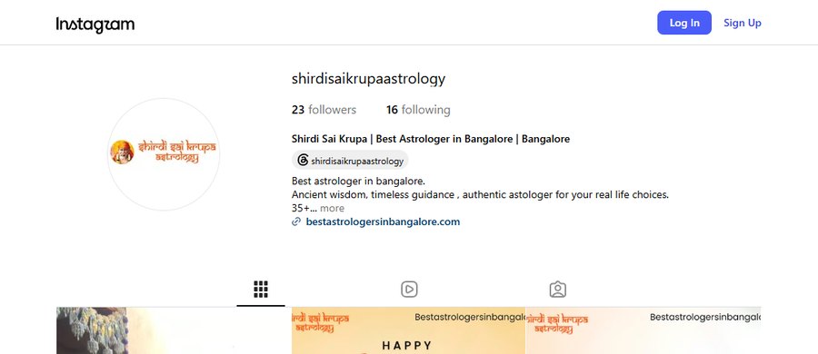 Shirdi Sai Krupa Astrology on Instagram
